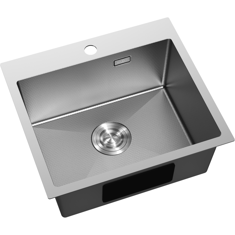 Mexen Solix Edelstahlspüle 1-becken 500 x 450 mm, Inox HC - 6402501000-01HC