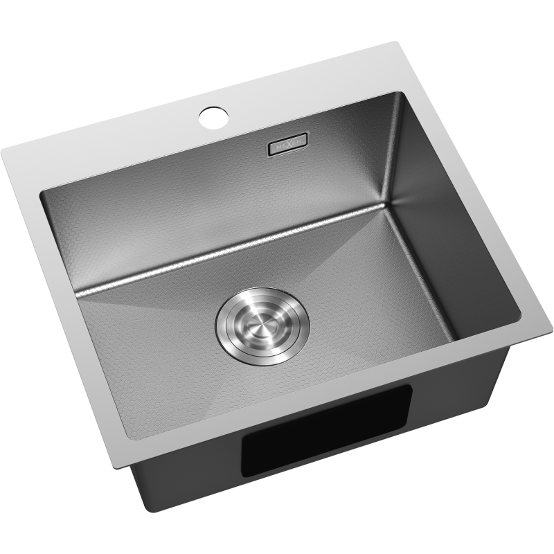 Mexen Solix steel sink 1-bowl 500 x 450 mm, inox HC - 6402501000-01HC