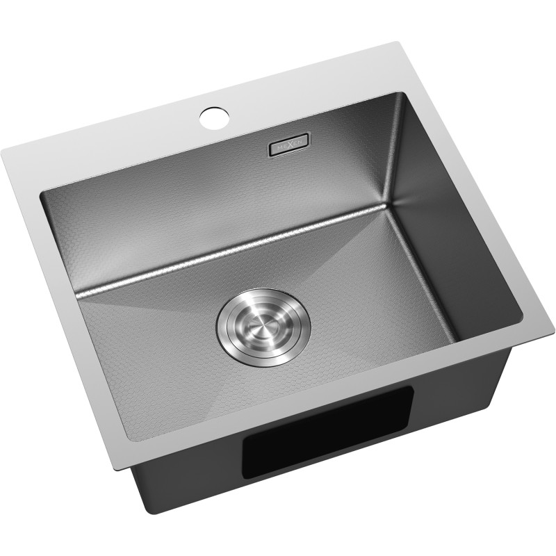 Mexen Solix terasest köögivalamu, 1 kambriline, 500 x 450 mm, inox HC - 6402501000-01HC