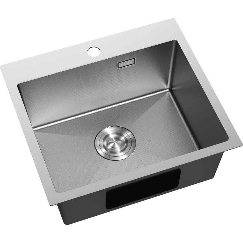 Mexen Solix zlewozmywak stalowy 1-komorowy 500 x 450 mm, inox HC - 6402501000-01HC
