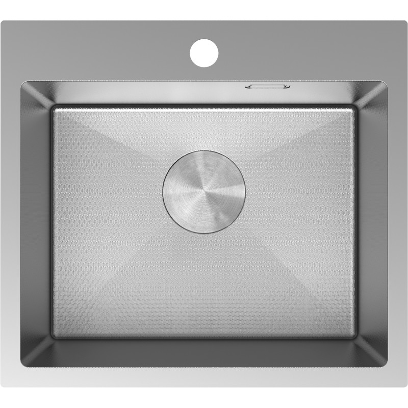 Mexen Solix terasest köögivalamu, 1 kambriline, 500 x 450 mm, inox HC - 6402501000-01HC