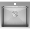Mexen Solix roestvrijstalen spoelbak 1-kamer 500 x 450 mm, inox HC - 6402501000-01HC