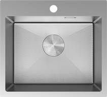 Mexen Solix roestvrijstalen spoelbak 1-kamer 500 x 450 mm, inox HC - 6402501000-01HC