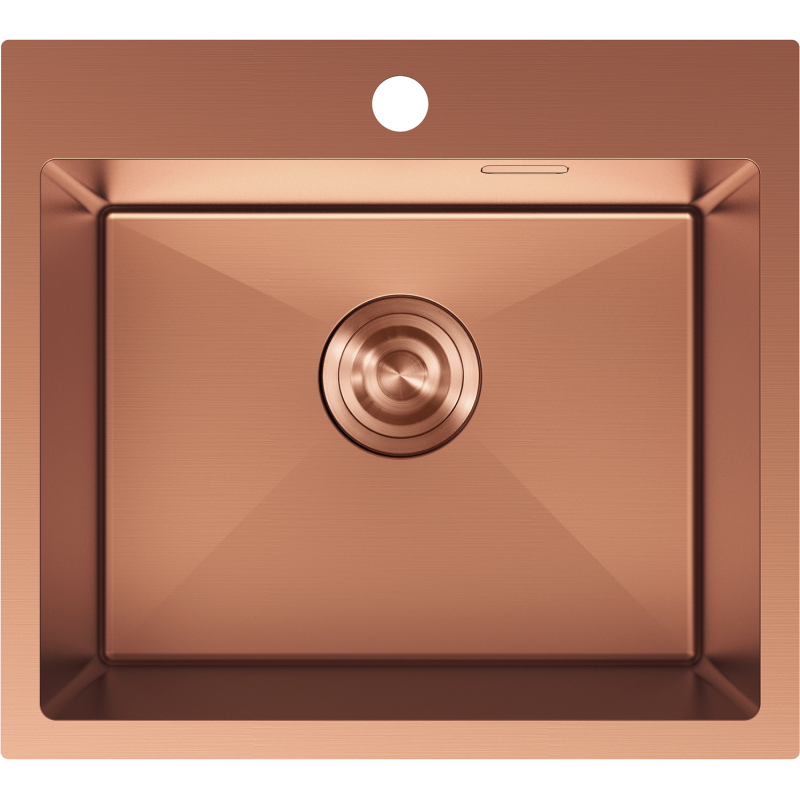 Mexen Solix teräksinen keittiöallas 1-tilainen 500 x 450 mm, kupari - 6402501000-65