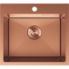 Mexen Solix roestvrijstalen spoelbak 1-komerig 500 x 450 mm, koper - 6402501000-65