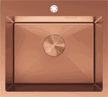 Mexen Solix roestvrijstalen spoelbak 1-komerig 500 x 450 mm, koper - 6402501000-65