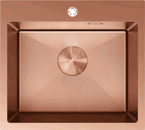 Mexen Solix Ruostumaton teräsallas, 1-allas, 500 x 450 mm, kupari HC - 6402501000-65HC
