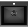 Mexen Solix stainless steel sink 1-bowl 500 x 450 mm, black - 6402501000-70