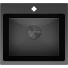 Mexen Solix stainless steel sink 1-bowl 500 x 450 mm, black - 6402501000-70