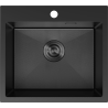 Mexen Solix rostfri 1-kammare diskho 500 x 450 mm, svart HC - 6402501000-70HC