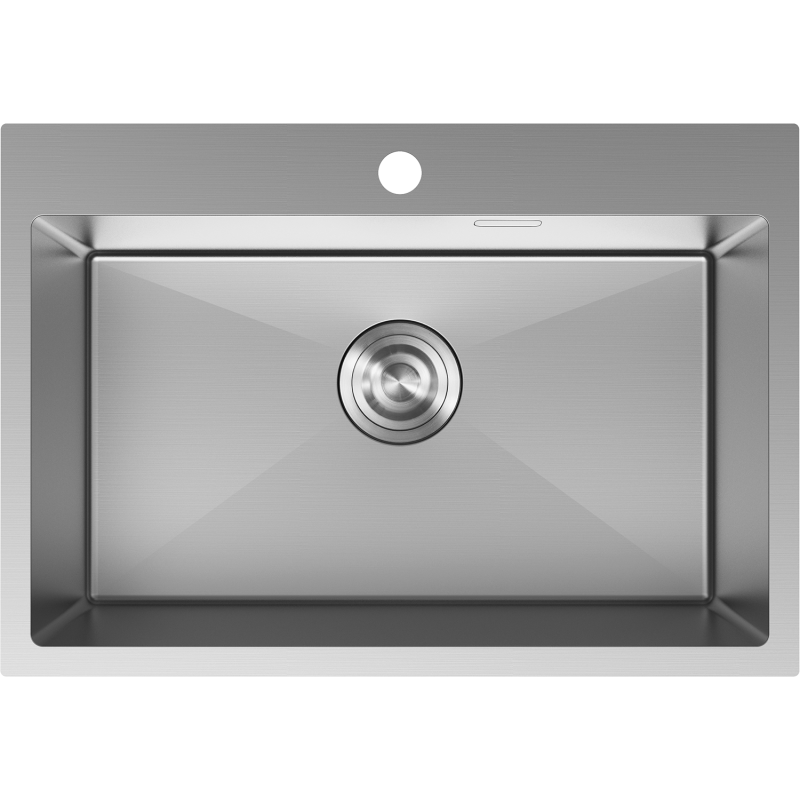 Mexen Solix zlewozmywak stalowy 1-komorowy 650 x 450 mm, inox - 6403651000-01
