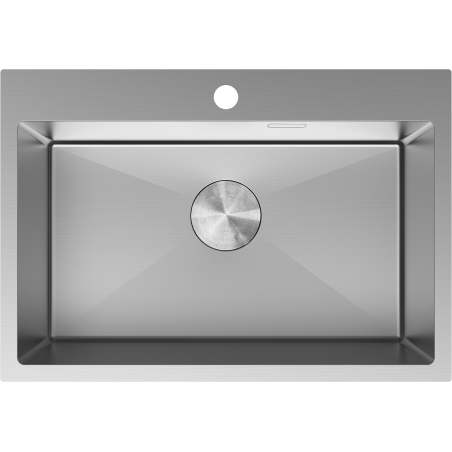 Mexen Solix terasest ühekambriline kraanikauss 650 x 450 mm, inox - 6403651000-01