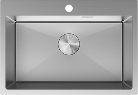 Mexen Solix enojna komorna jeklena pomivalna korito 650 x 450 mm, inox - 6403651000-01