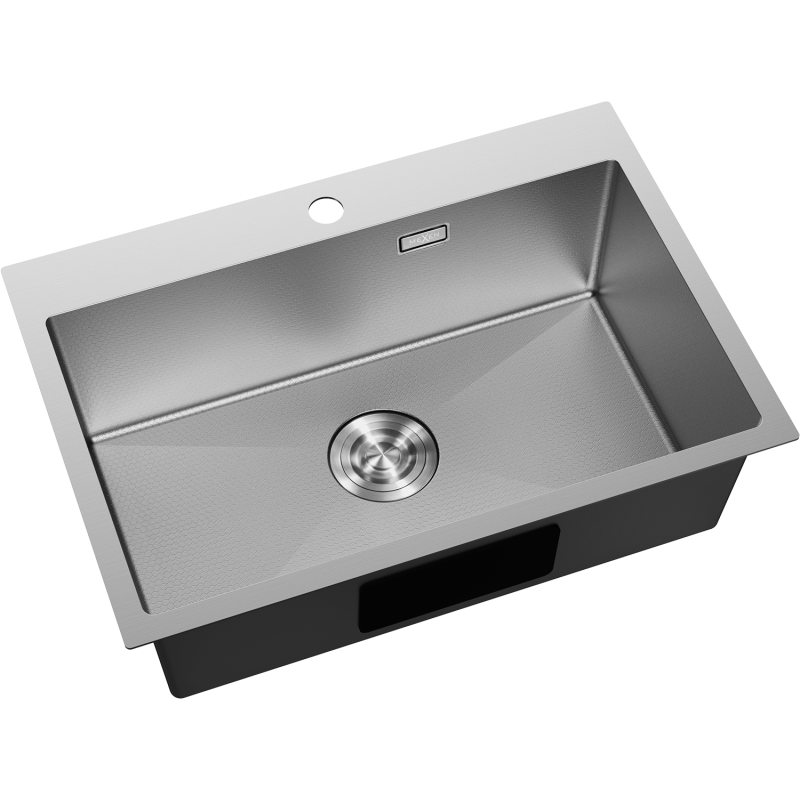 Mexen Solix zlewozmywak stalowy 1-komorowy 650 x 450 mm, inox HC - 6403651000-01HC