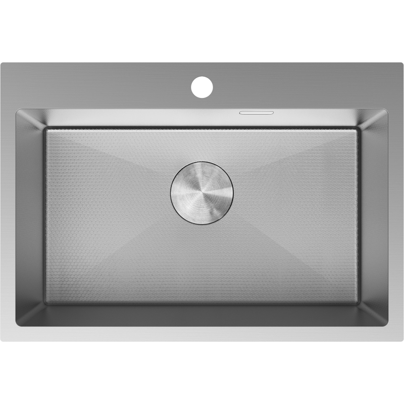 Mexen Solix Edelstahlspüle 1-Becken 650 x 450 mm, Inox HC - 6403651000-01HC