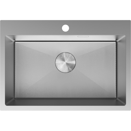 Mexen Solix fregadero de acero inoxidable de 1 seno 650 x 450 mm, inox HC - 6403651000-01HC
