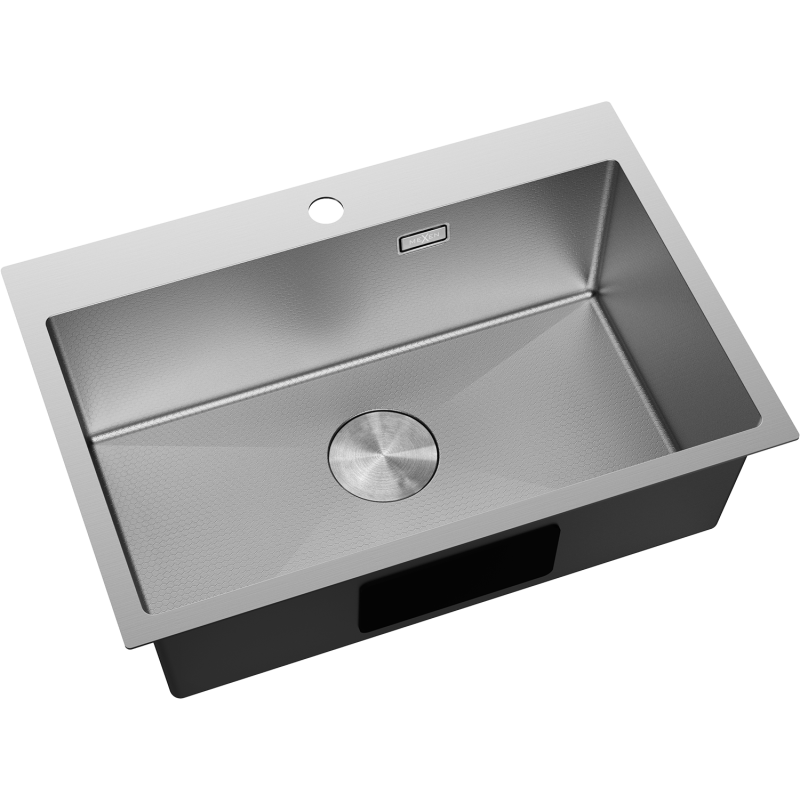 Mexen Solix jeklena pomivalna korito 1-komorno 650 x 450 mm, inox HC - 6403651000-01HC