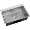 Mexen Solix Čelični sudoper s jednom komorom 650 x 450 mm, inox HC - 6403651000-01HC