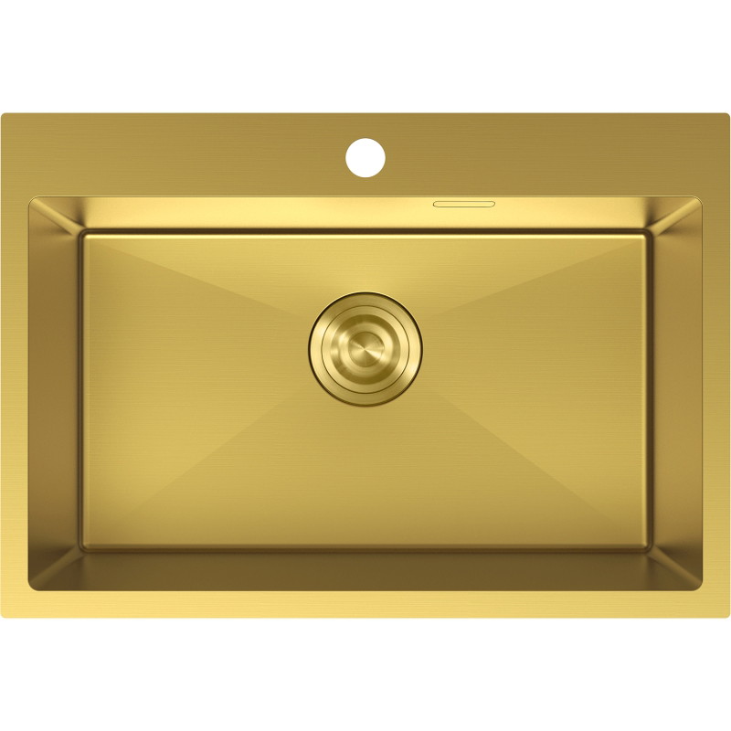 Mexen Solix čelični sudoper s 1 komorom 650 x 450 mm, zlatni - 6403651000-55