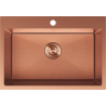 Mexen Solix fregadero de acero inoxidable 1-cámara 650 x 450 mm, cobre HC - 6403651000-65HC