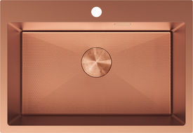 Mexen Solix jeklena pomivalna korita 1-komorna 650 x 450 mm, baker HC - 6403651000-65HC