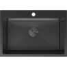Mexen Solix évier en acier inoxydable 1 bac 650 x 450 mm, noir - 6403651000-70