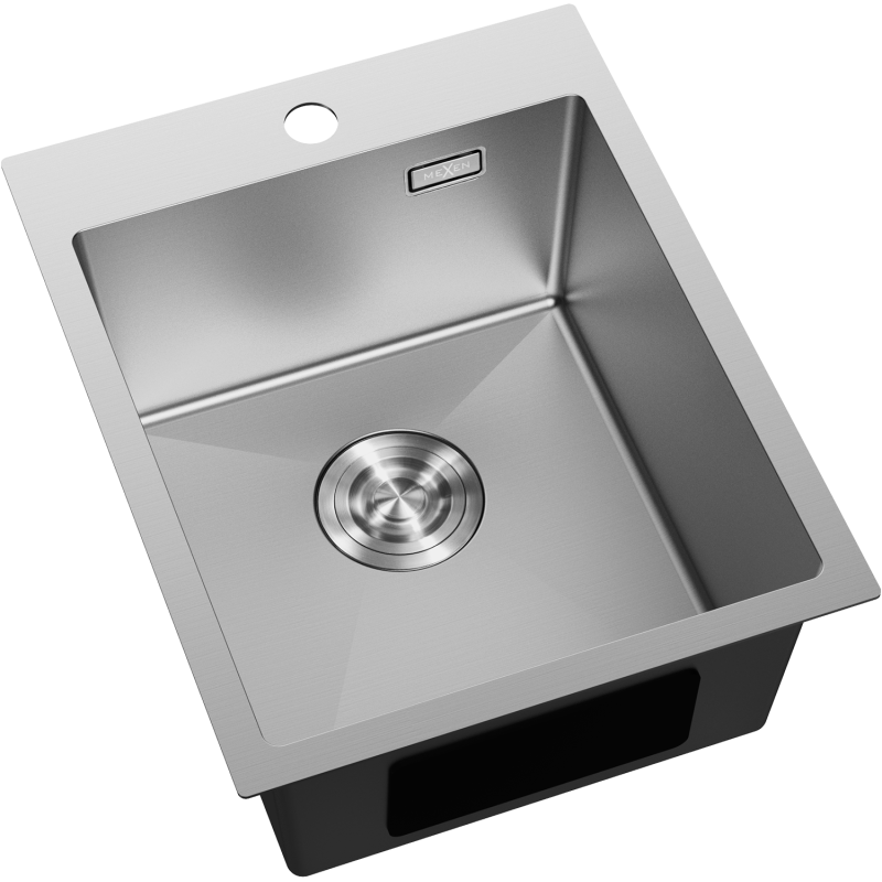 Mexen Solix Edelstol-Spull mat 1-Kompatiment 400 x 500 mm, Inox - 6406401000-01