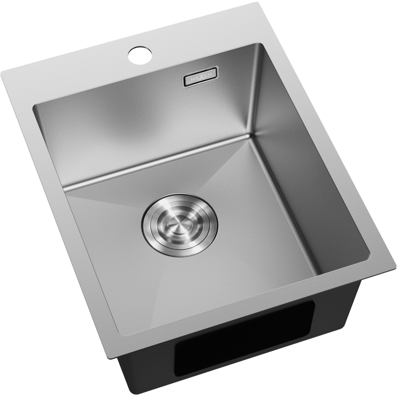 Mexen Solix zlewozmywak stalowy 1-komorowy 400 x 500 mm, inox - 6406401000-01