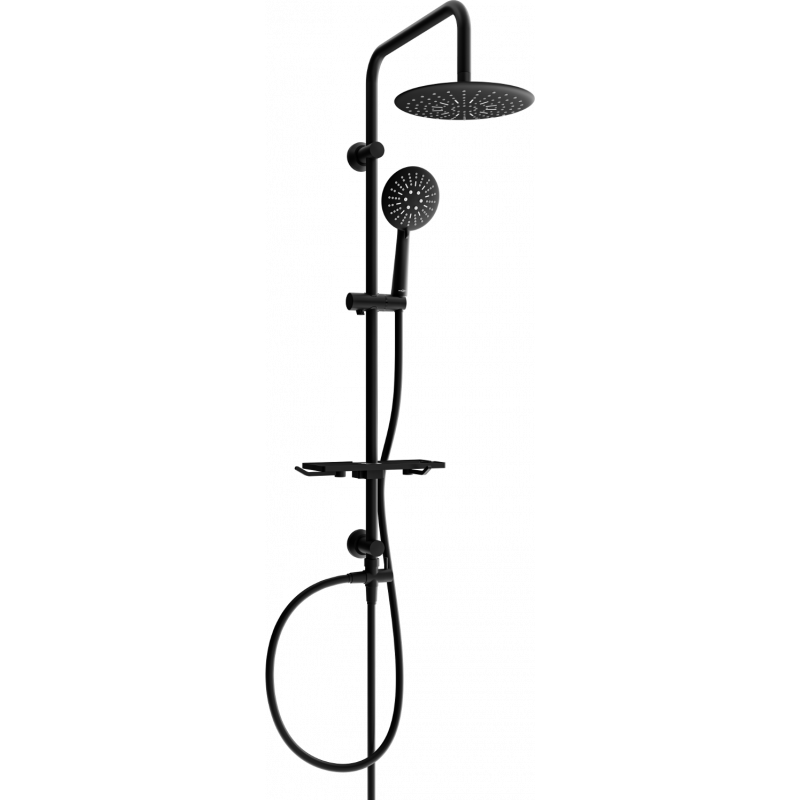 Mexen T67 στήλη ντους, μαύρη - 798676793-70