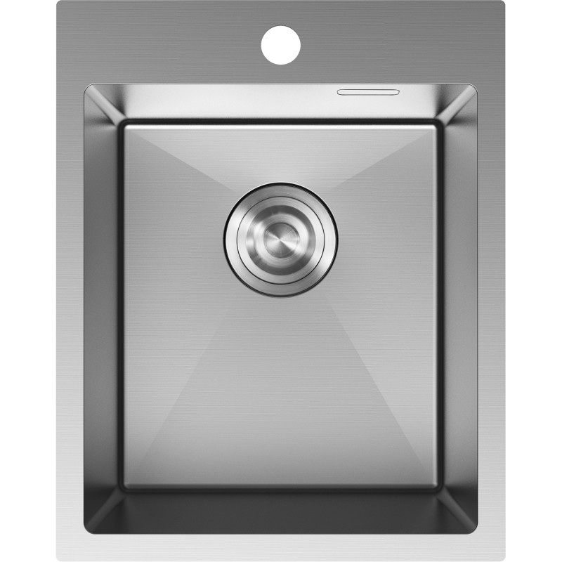 Mexen Solix roostevabast terasest 1-kausiline kraanikauss 400 x 500 mm, inox - 6406401000-01