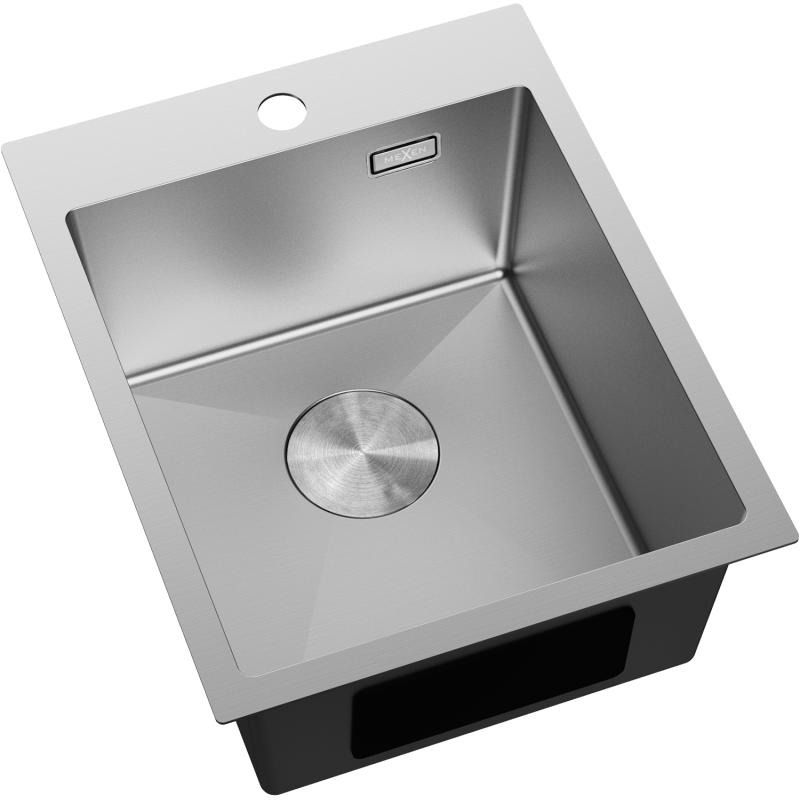 Mexen Solix roestvrijstalen gootsteen 1-komerig 400 x 500 mm, inox - 6406401000-01