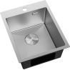 Mexen Solix roestvrijstalen spoelbak 1-komerig 400 x 500 mm, inox - 6406401000-01