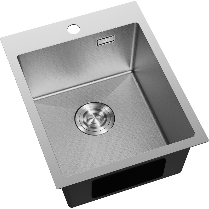 Mexen Solix roostevabast terasest köögivalamu 1-kambriline 400 x 500 mm, inox HC - 6406401000-01HC