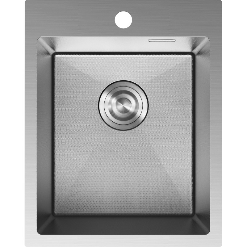 Mexen Solix roostevabast terasest köögivalamu 1-kambriline 400 x 500 mm, inox HC - 6406401000-01HC