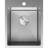 Mexen Solix 1-Bowl Stainless Steel Sink 400 x 500 mm, Inox HC - 6406401000-01HC