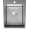 Mexen Solix roostevabast terasest köögivalamu 1-kambriline 400 x 500 mm, inox HC - 6406401000-01HC