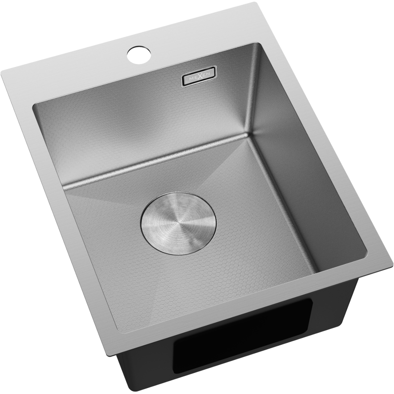 Mexen Solix évier en acier inoxydable 1 bac 400 x 500 mm, inox HC - 6406401000-01HC