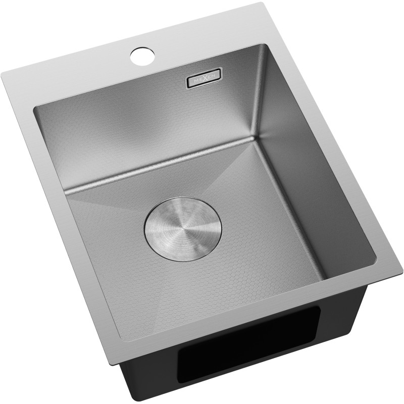 Mexen Solix roostevabast terasest köögivalamu 1-kambriline 400 x 500 mm, inox HC - 6406401000-01HC
