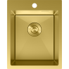 Mexen Solix fregadero de acero inoxidable de 1 seno 400 x 500 mm, dorado - 6406401000-55