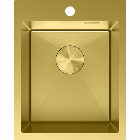Mexen Solix évier en acier inoxydable 1-bac 400 x 500 mm, doré - 6406401000-55