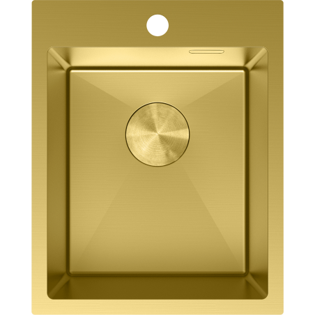 Mexen Solix roestvrijstalen spoelbak met 1 bak 400 x 500 mm, goud - 6406401000-55