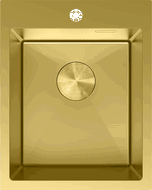 Mexen Solix évier en acier inoxydable 1 bac 400 x 500 mm, doré - 6406401000-55