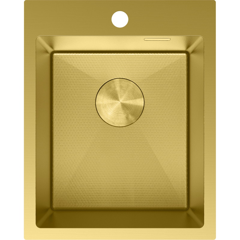 Mexen Solix čelični sudoper s 1 komorom 400 x 500 mm, zlatni HC - 6406401000-55HC