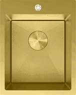 Mexen Solix évier en acier inoxydable 1 bac 400 x 500 mm, doré HC - 6406401000-55HC