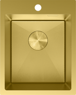 Mexen Solix lavabo in acciaio inox a 1 vasca 400 x 500 mm, oro HC - 6406401000-55HC