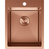 Mexen Solix fregadero de acero inoxidable de 1 cubeta 400 x 500 mm, cobre - 6406401000-65