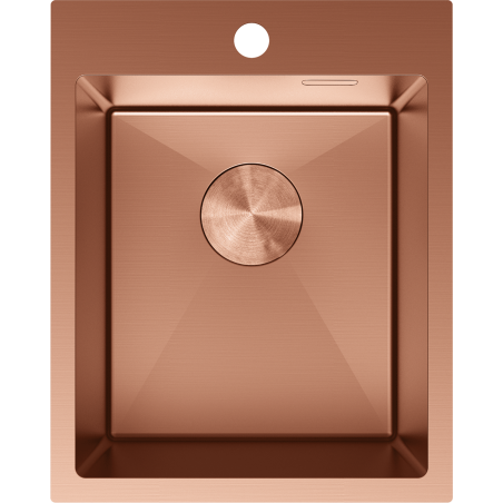 Mexen Solix fregadero de acero inoxidable de 1 cubeta 400 x 500 mm, cobre - 6406401000-65