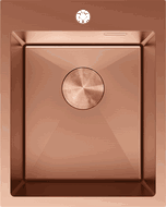 Mexen Solix fregadero de acero inoxidable de 1 cubeta 400 x 500 mm, cobre - 6406401000-65