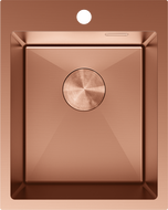 Mexen Solix lavello in acciaio inox a 1 vasca 400 x 500 mm, rame - 6406401000-65