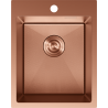 Mexen Solix fregadero de acero inoxidable de 1 cubeta 400 x 500 mm, cobre HC - 6406401000-65HC